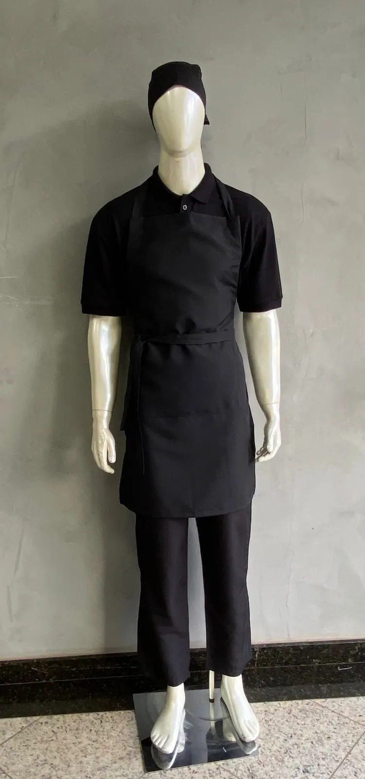 Avental Peitoral Preto 2 — Artveste Uniformes
