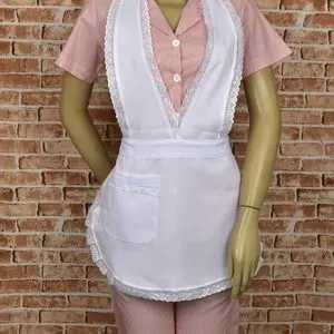 Conj. Bermuda Listrado com Avental — Artveste Uniformes