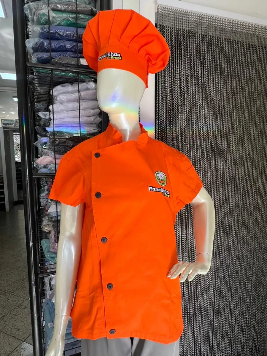 Dolma Chef Laranja Personalizado — Artveste Uniformes