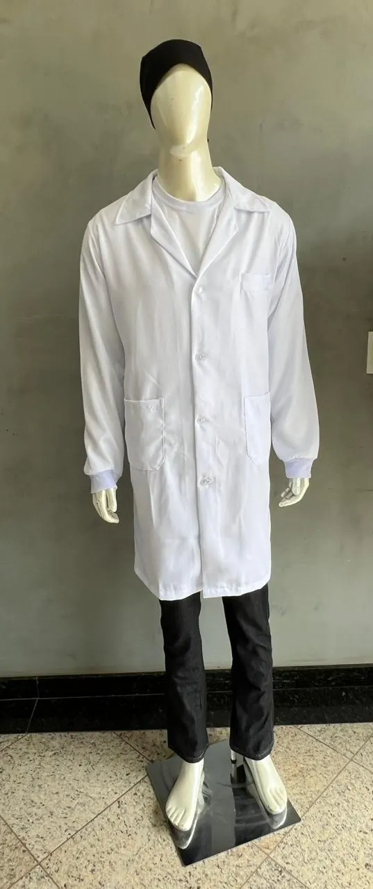 Jaleco Branco Manga Longa — Artveste Uniformes