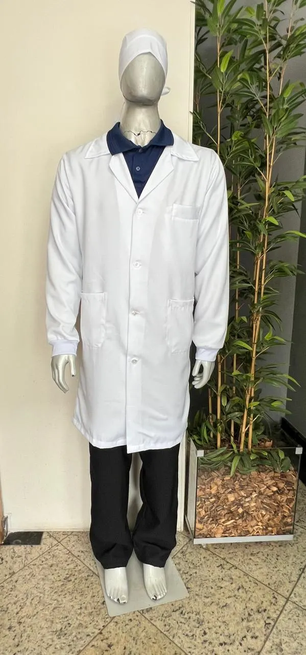 Jaleco Branco Manga Longa 2 — Artveste Uniformes