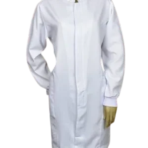 Jaleco Gola de Padre Manga Longa Feminino — Artveste Uniformes